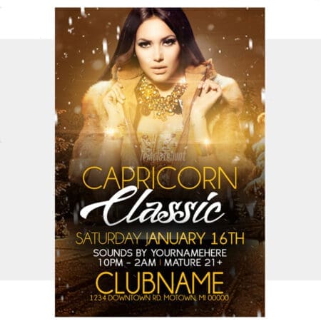 Capricorn Classic Flyer Template