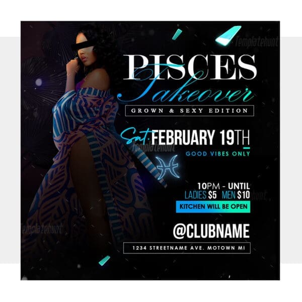 Pisces Takeover Invitation Template