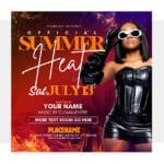 Summer Heat Invitation Template